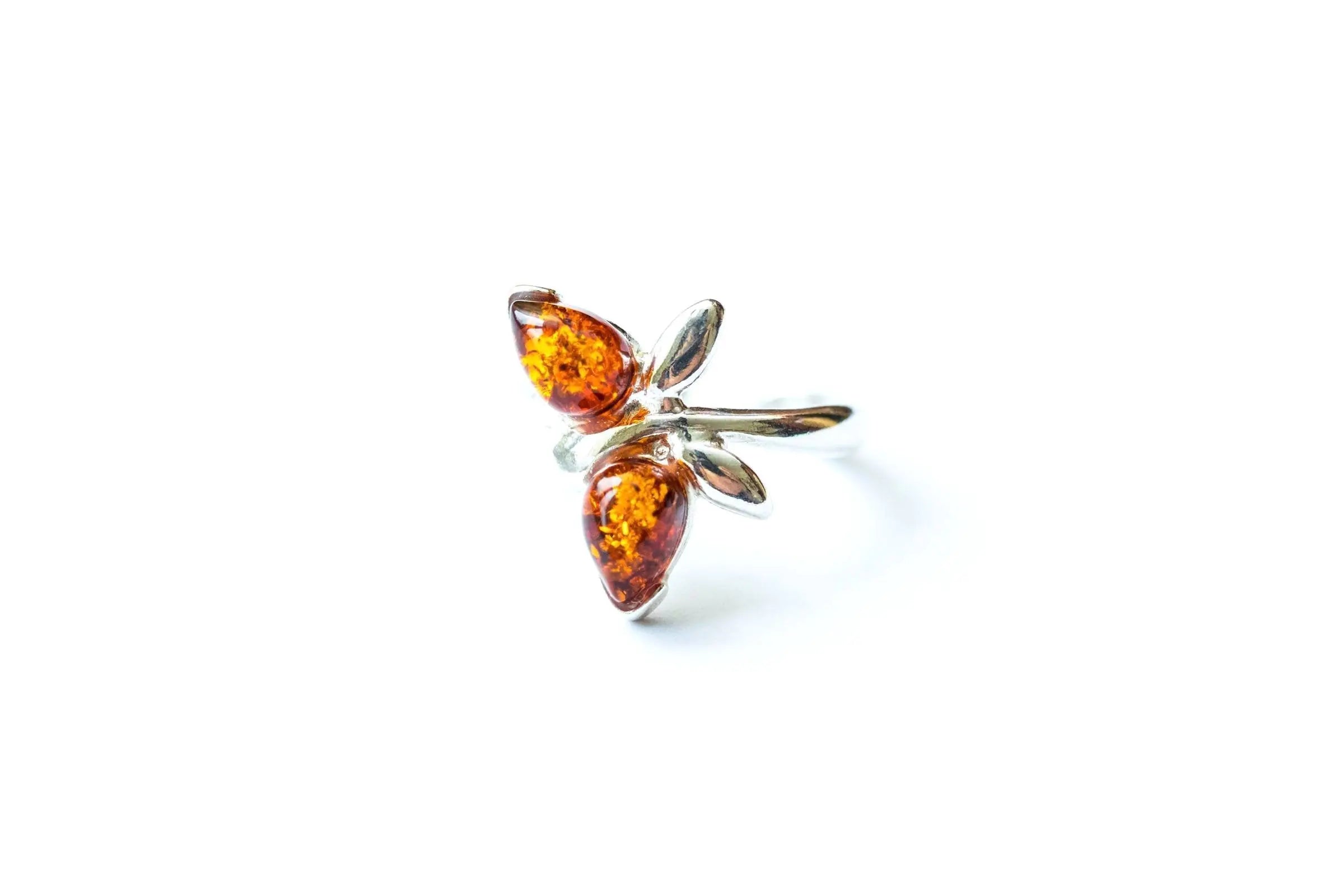 Baltic Beauty Rings Butterfly Amber Midi Ring