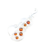 Baltic Beauty Brooches Amber Cello Pin Brooch