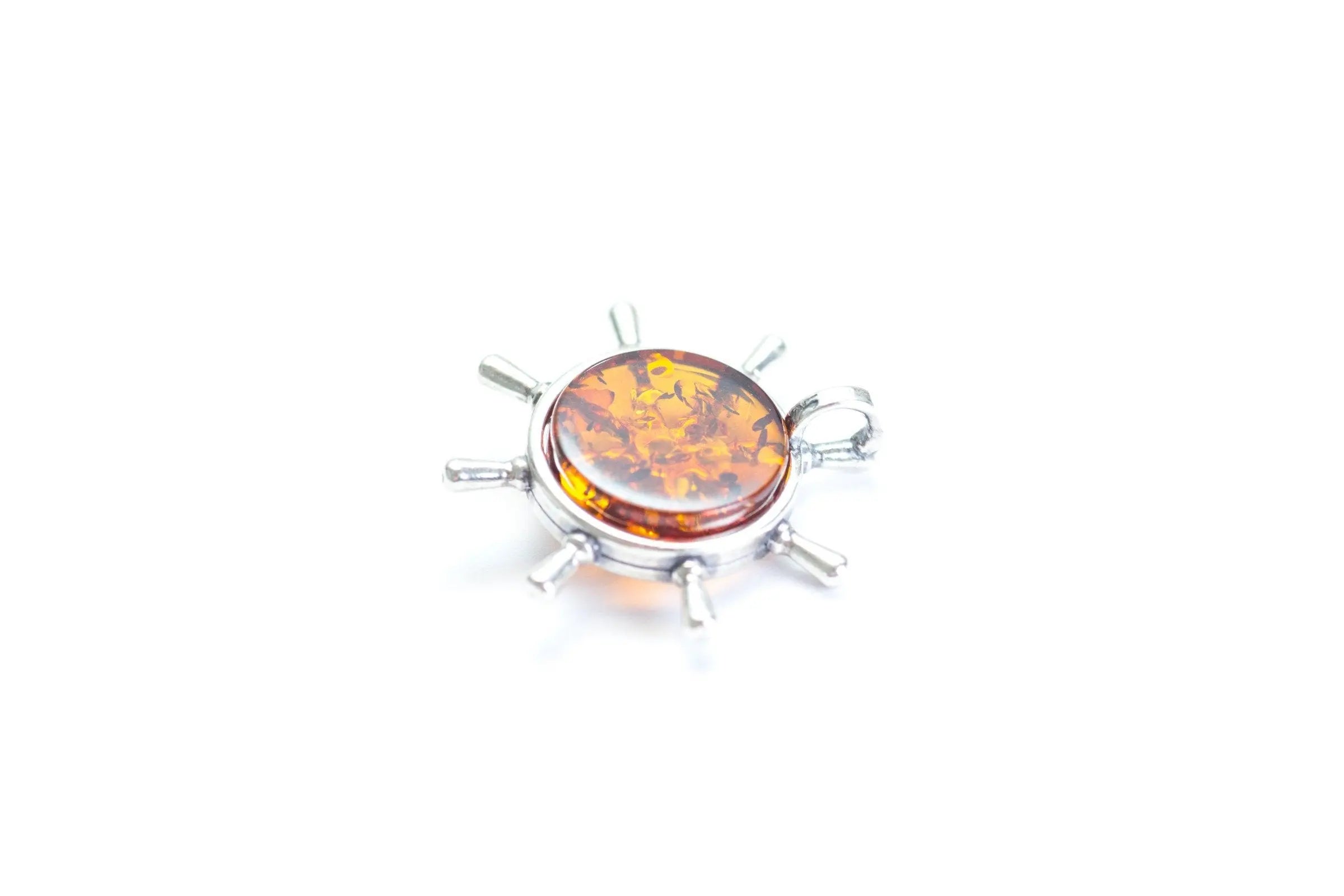 Baltic Beauty Pendant Amber Helm Charm Pendant