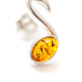 Amber Music Note Stud Earrings- Earrings- Baltic Beauty