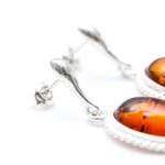Amber Quintessence Dangle Earrings- Earrings- Baltic Beauty