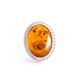 Amber Quintessence Statement Ring- Rings- Baltic Beauty