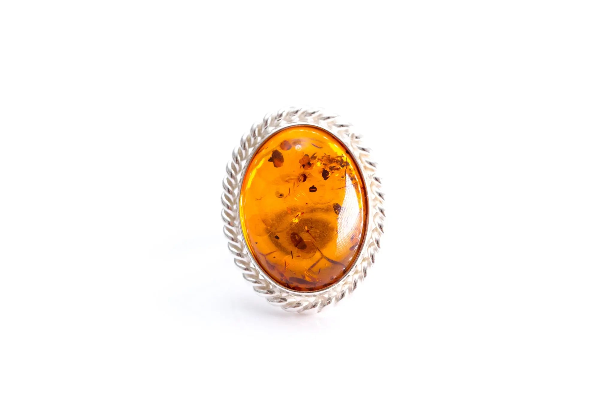 Amber Quintessence Statement Ring- Rings- Baltic Beauty