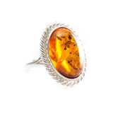 Amber Quintessence Statement Ring- Rings- Baltic Beauty