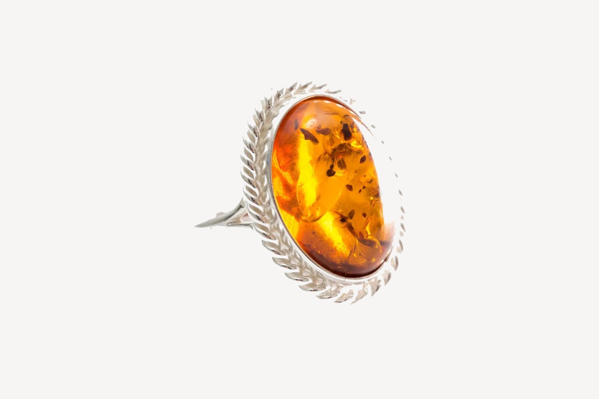 Amber Quintessence Statement Ring- Rings- Baltic Beauty
