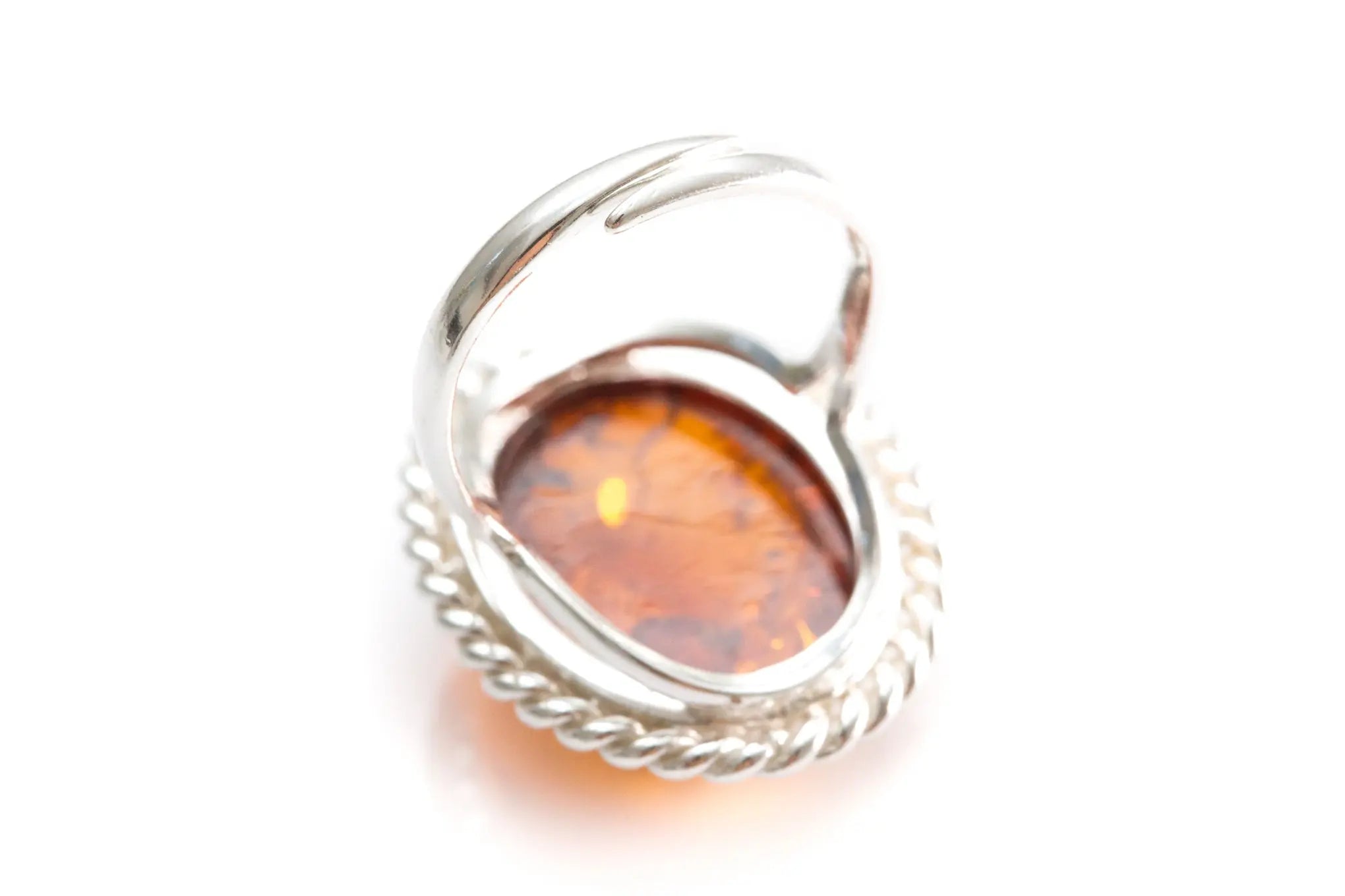 Amber Quintessence Statement Ring- Rings- Baltic Beauty