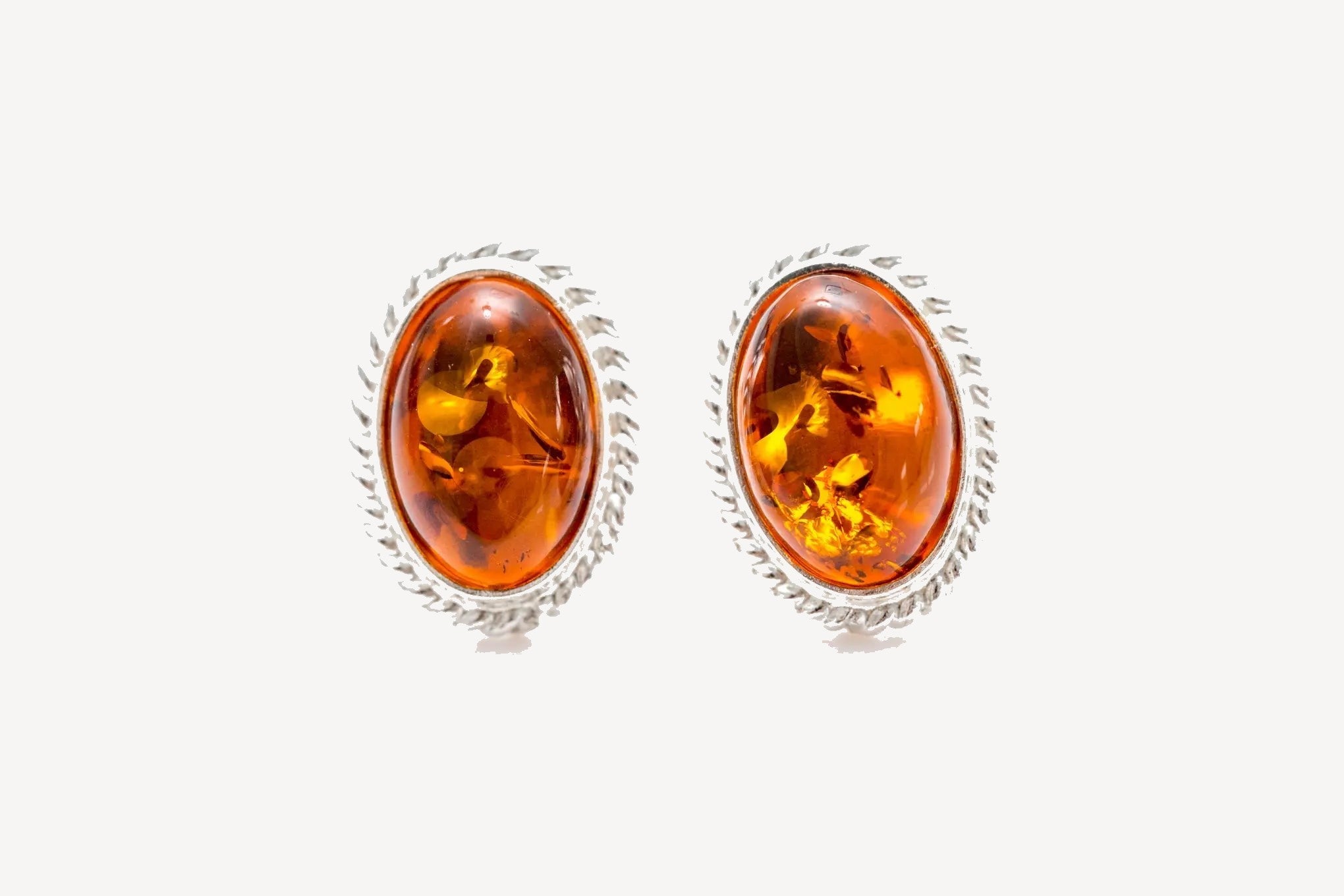 Amber Quintessence Stud Earrings- Earrings- Baltic Beauty
