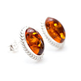 Amber Quintessence Stud Earrings- Earrings- Baltic Beauty