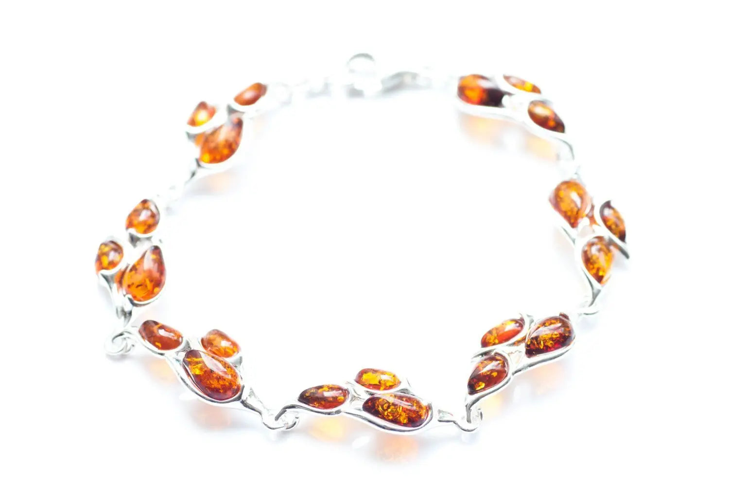 Baltic Beauty Bracelets Amber Statement Link Bracelet