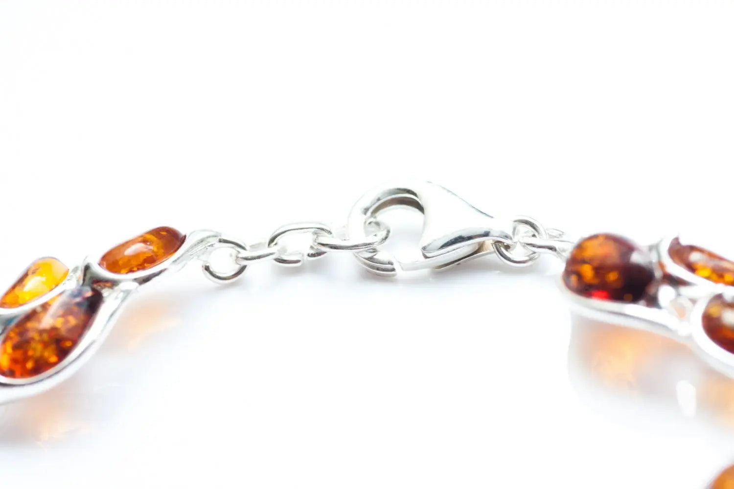 Baltic Beauty Bracelets Amber Statement Link Bracelet