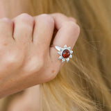 Amber Sun Ring- Rings- Baltic Beauty