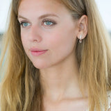 Amber Tulip Stud Earrings- Earrings- Baltic Beauty