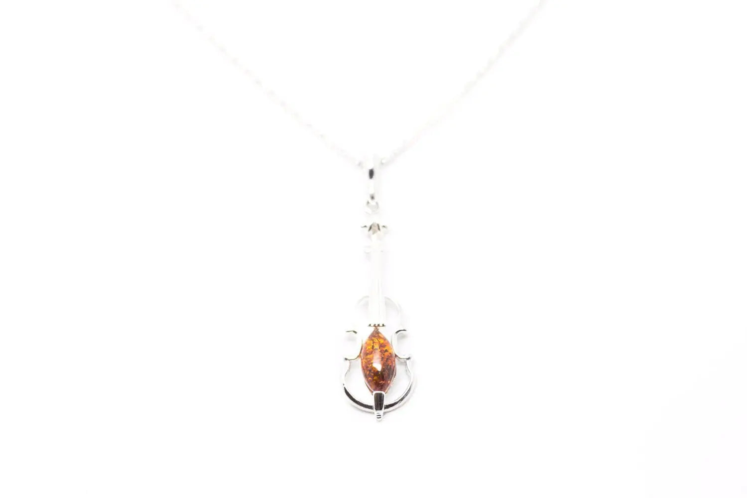 Baltic Beauty Pendant Amber Violin Pendant