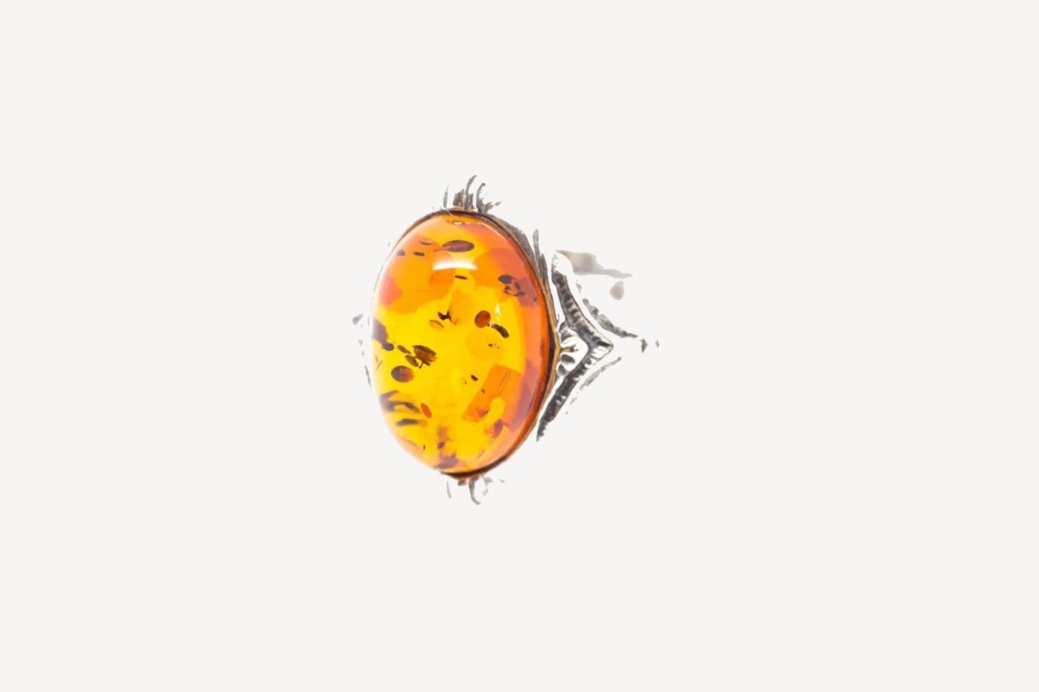 Baltic Beauty Rings Boho Amber Ring