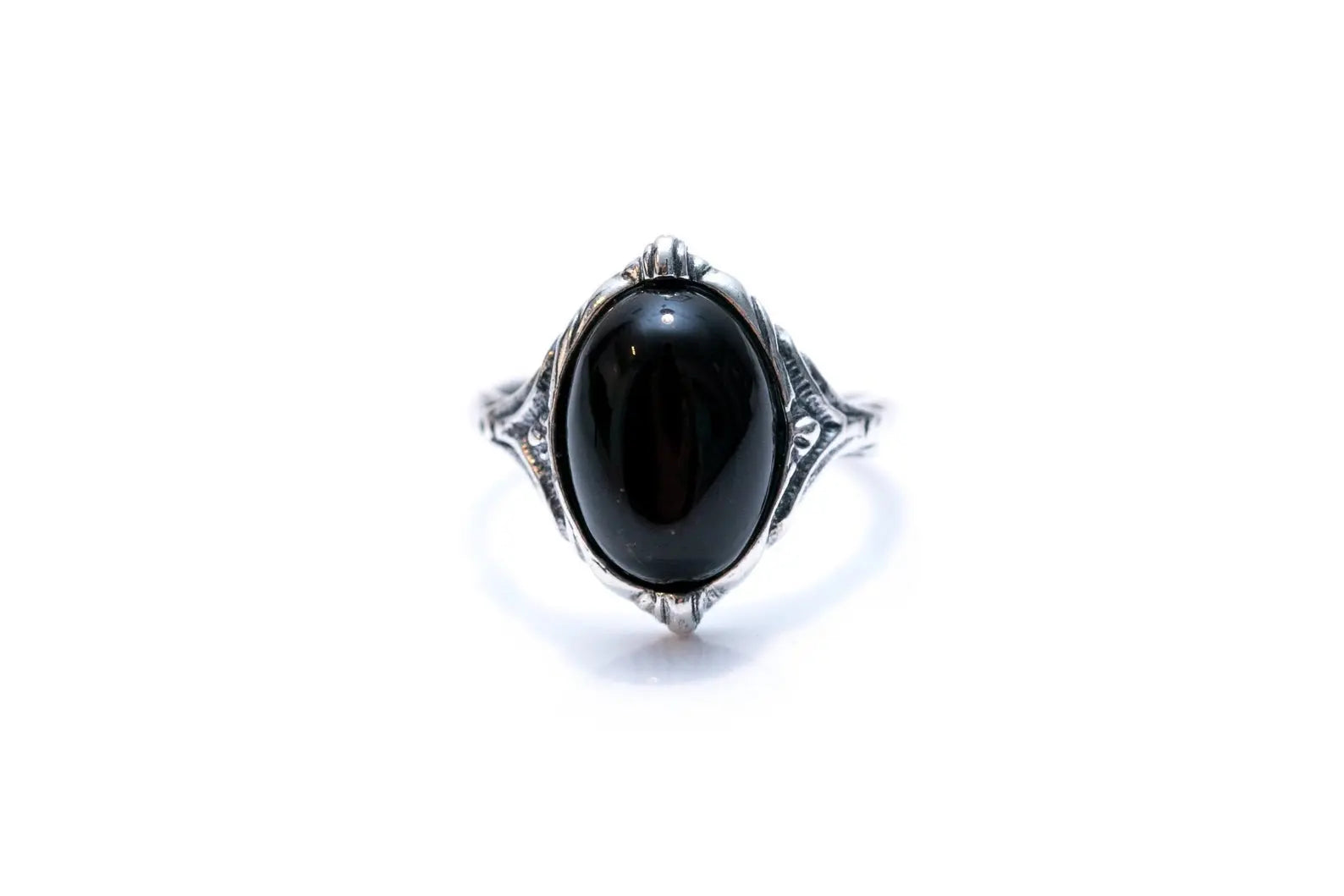 Boho Cherry Red Amber Ring- Rings- Baltic Beauty