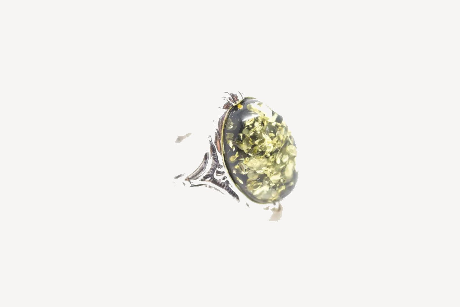 Baltic Beauty Rings Small Oval Amber Ring