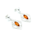 Chandelier Frame Baltic Amber Earrings- Earrings- Baltic Beauty