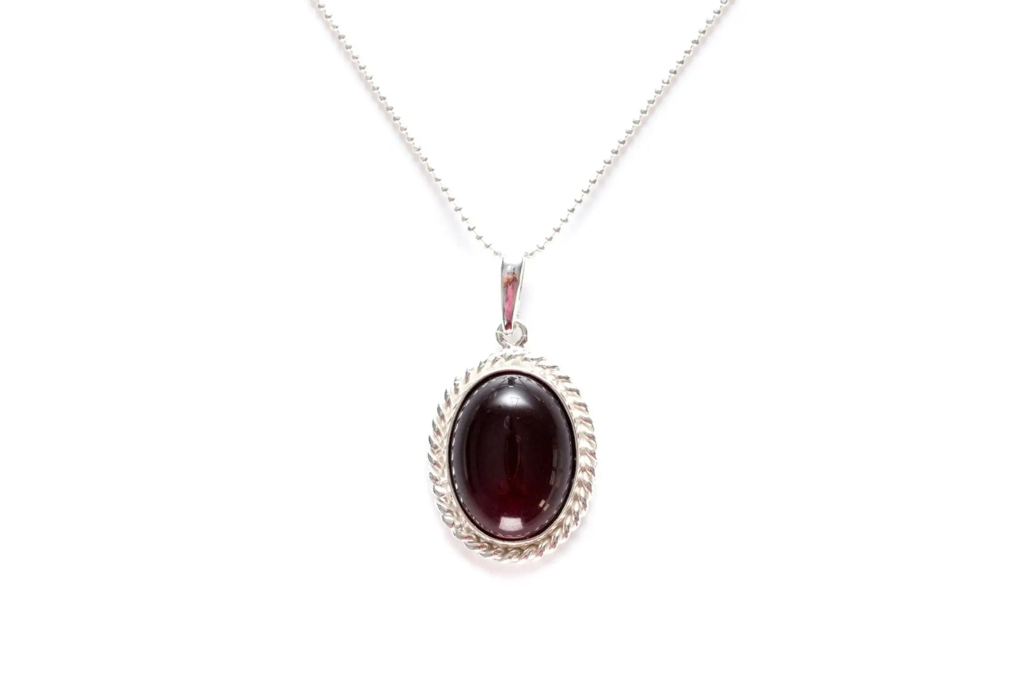 Cherry Red Amber Quintessence Pendant- Necklaces- Baltic Beauty
