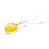 Citrus Amber Orb Pendant- Necklaces- Baltic Beauty