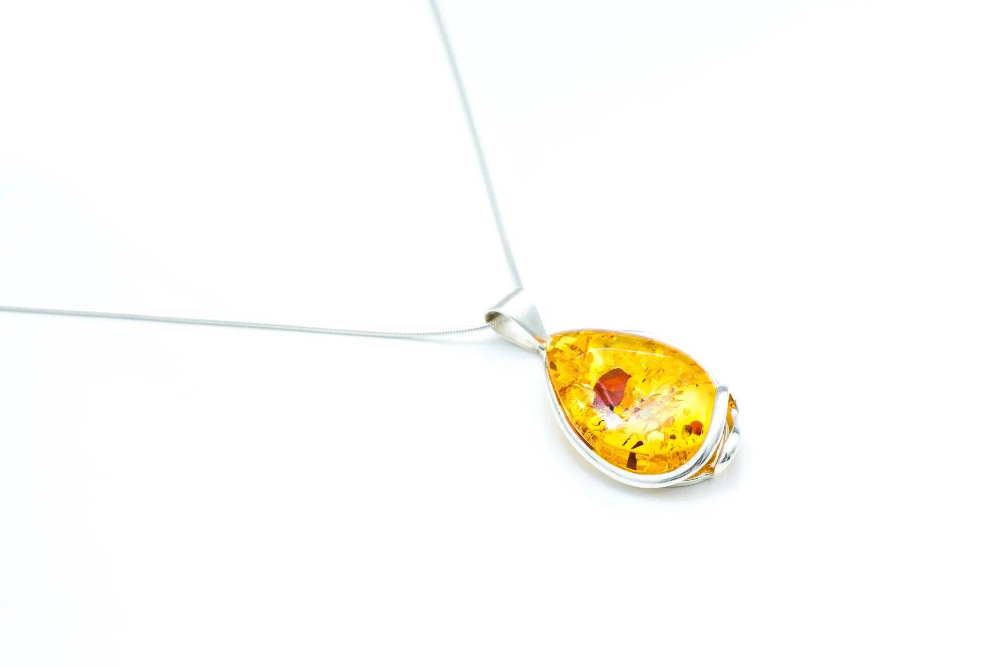 Classic Honey Amber Necklace- Necklaces- Baltic Beauty