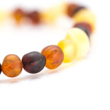 Colourful Amber Nugget Bead Bracelet- Bracelets- Baltic Beauty