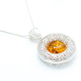 Contemporary Amber Pendant- Necklaces- Baltic Beauty