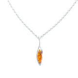Dainty Sparkly Marquise Pendant- Necklaces- Baltic Beauty