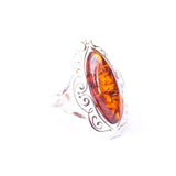 Baltic Beauty Rings Decorative Victorian Baltic Amber Ring