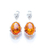 Baltic Beauty Earrings Golden Amber Decorative Earrings