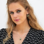 Demi Green Amber Drop Earrings- Earrings- Baltic Beauty
