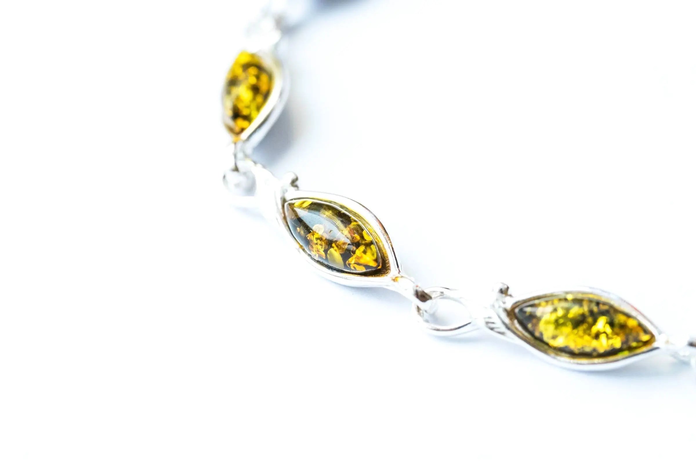 Baltic Beauty Bracelets Nature Inspired Green Amber Bracelet