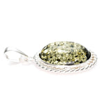 Green Amber Quintessence Pendant- Necklaces- Baltic Beauty