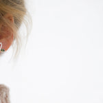 Green Music Note Stud Earrings- Earrings- Baltic Beauty