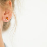 Heart Stud Earrings- Earrings- Baltic Beauty