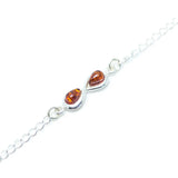 Infinity Charm Anklet Chain- Anklets- Baltic Beauty