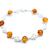 Lucky Clover Amber Bracelet- Bracelets- Baltic Beauty