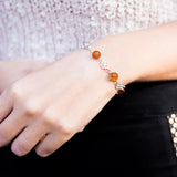 Lucky Clover Amber Bracelet- Bracelets- Baltic Beauty