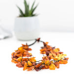 Multi Strand RAW Amber Necklace- Necklaces- Baltic Beauty