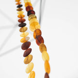 Multicolour Amber Disc Necklace- Necklaces- Baltic Beauty