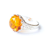 Baltic Beauty Rings Dainty Amber Ring