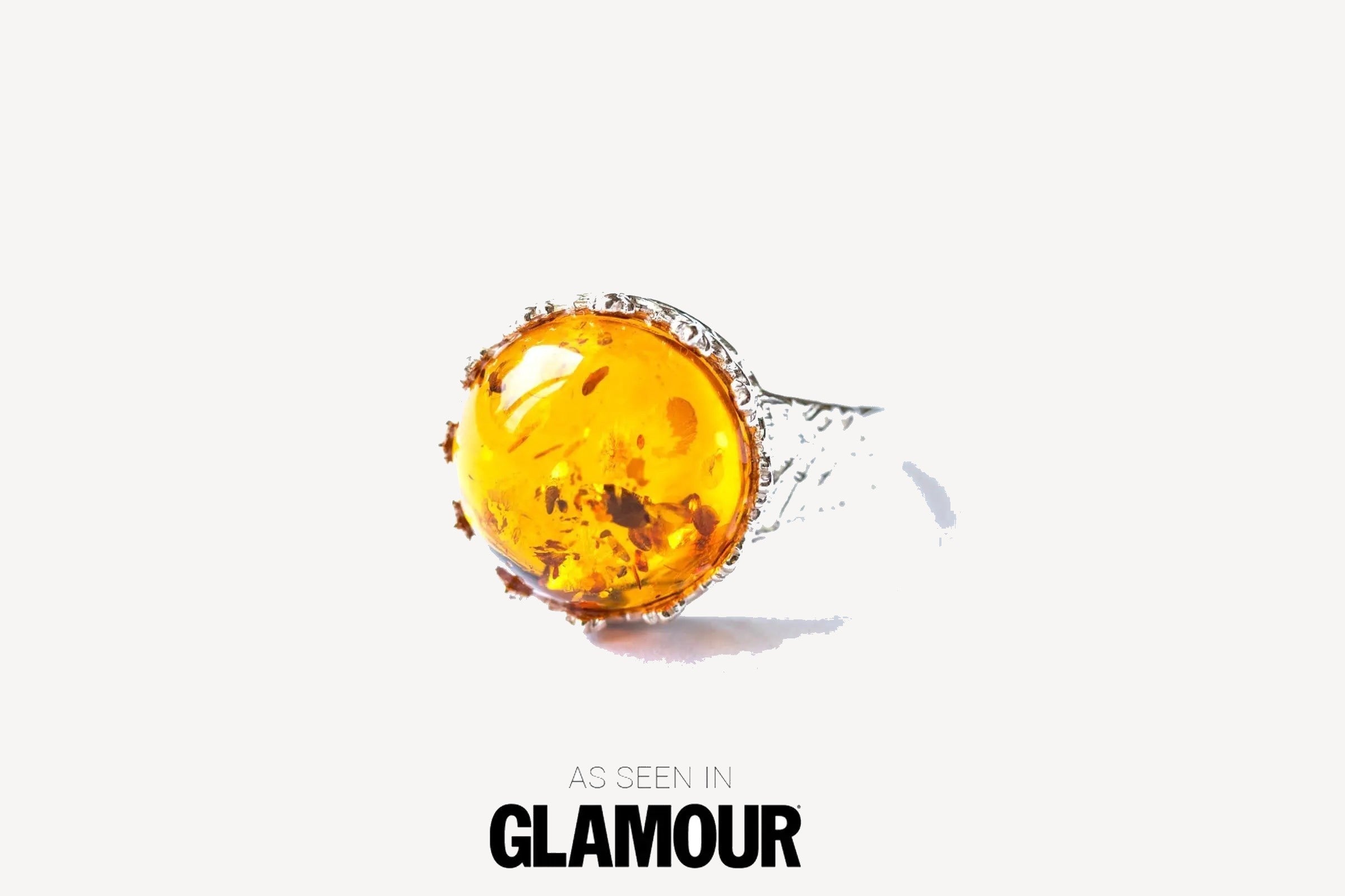 Baltic Beauty Rings Dainty Amber Ring