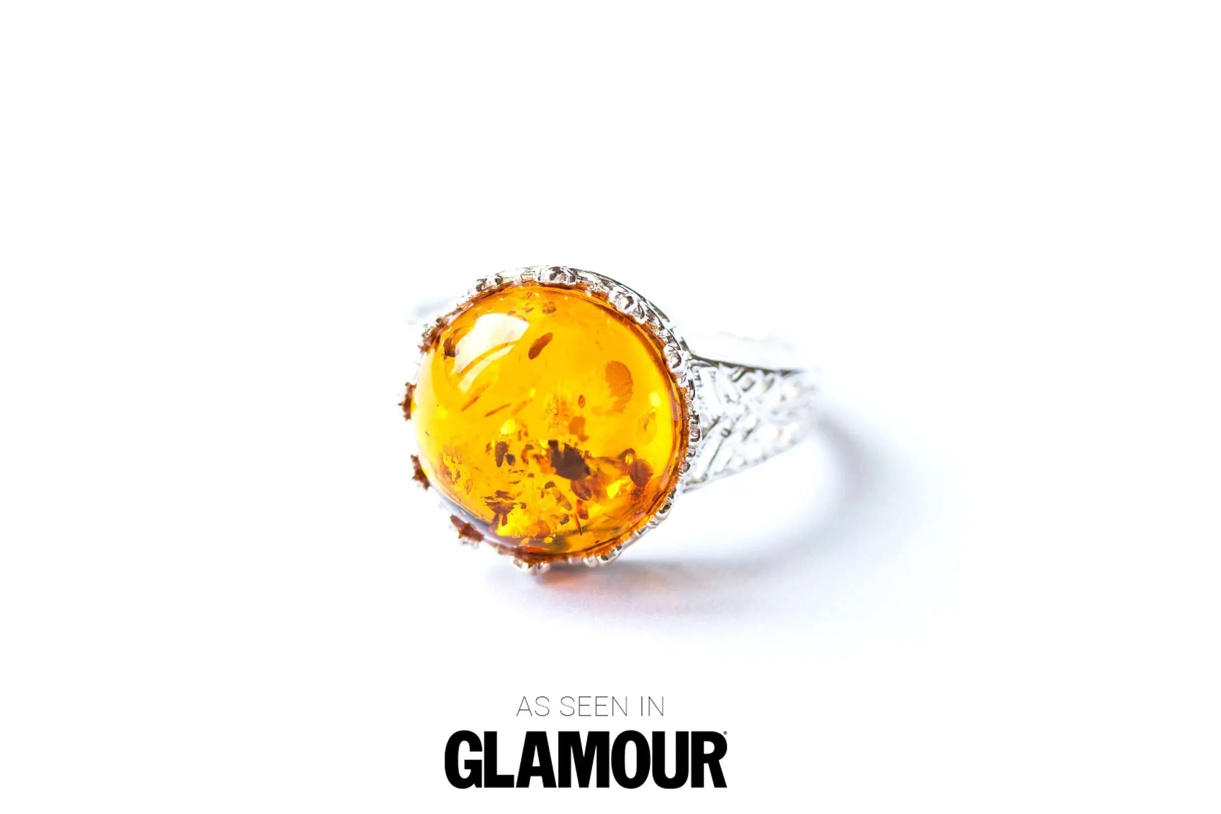 Baltic Beauty Rings Dainty Amber Ring