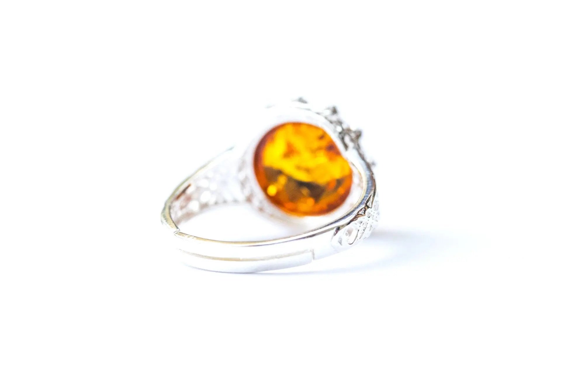 Baltic Beauty Rings Dainty Amber Ring