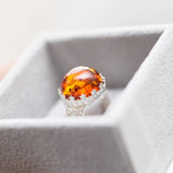 Princess Crown Amber Ring- Rings- Baltic Beauty