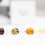 Princess Crown Amber Ring- Rings- Baltic Beauty