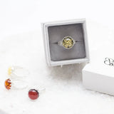 Princess Crown Amber Ring- Rings- Baltic Beauty