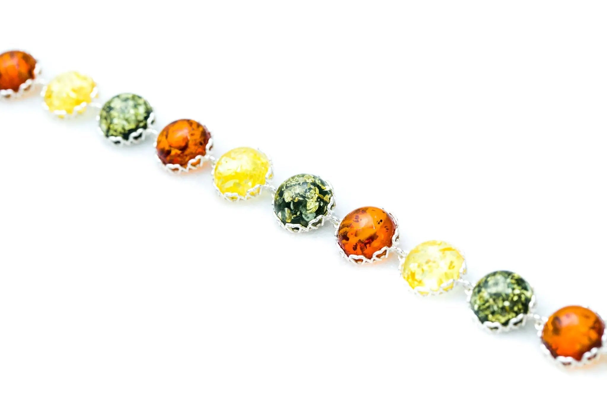 Round Candy Amber Bracelet- Bracelets- Baltic Beauty