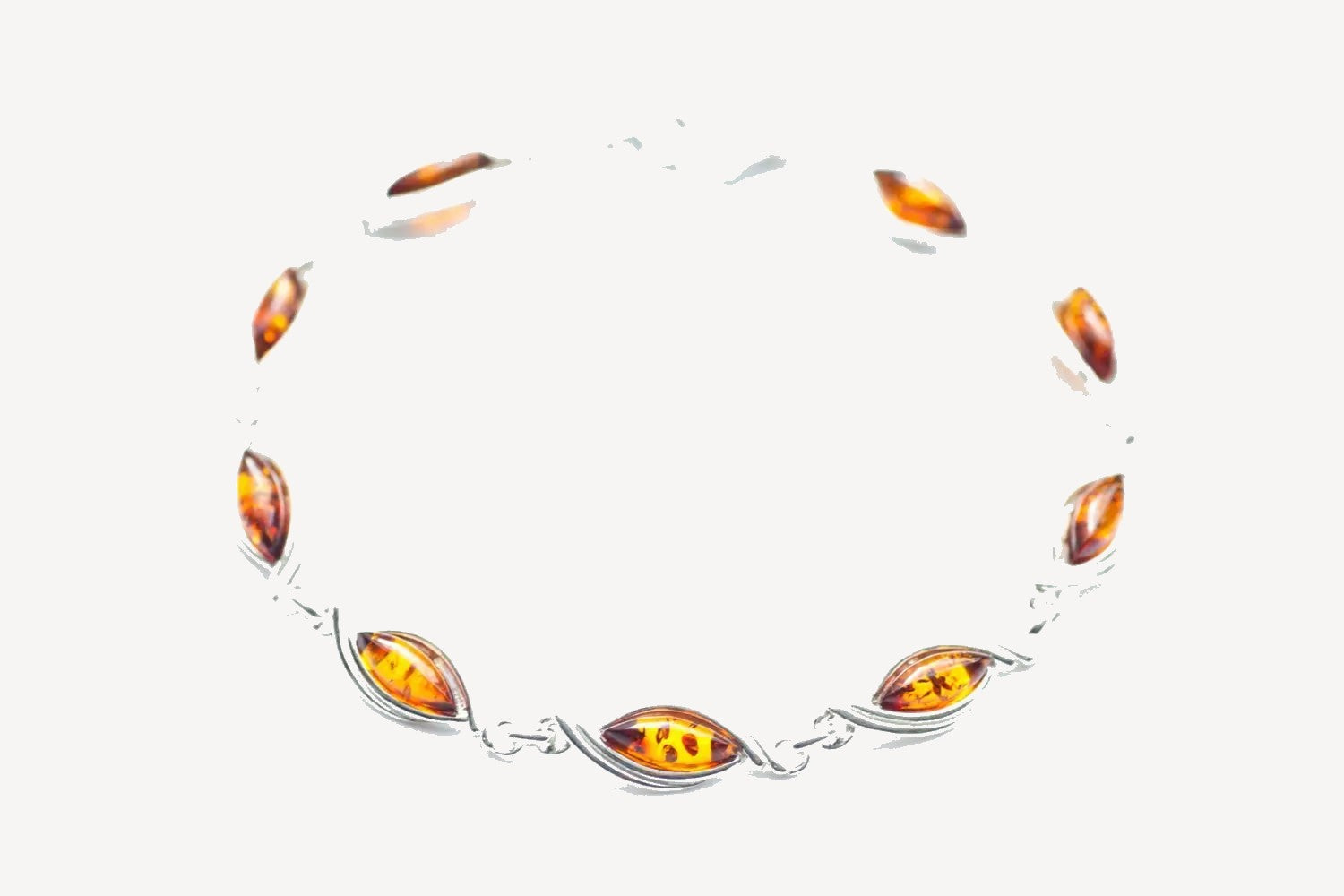 Baltic Beauty Bracelets Baltic Amber Link Bracelet