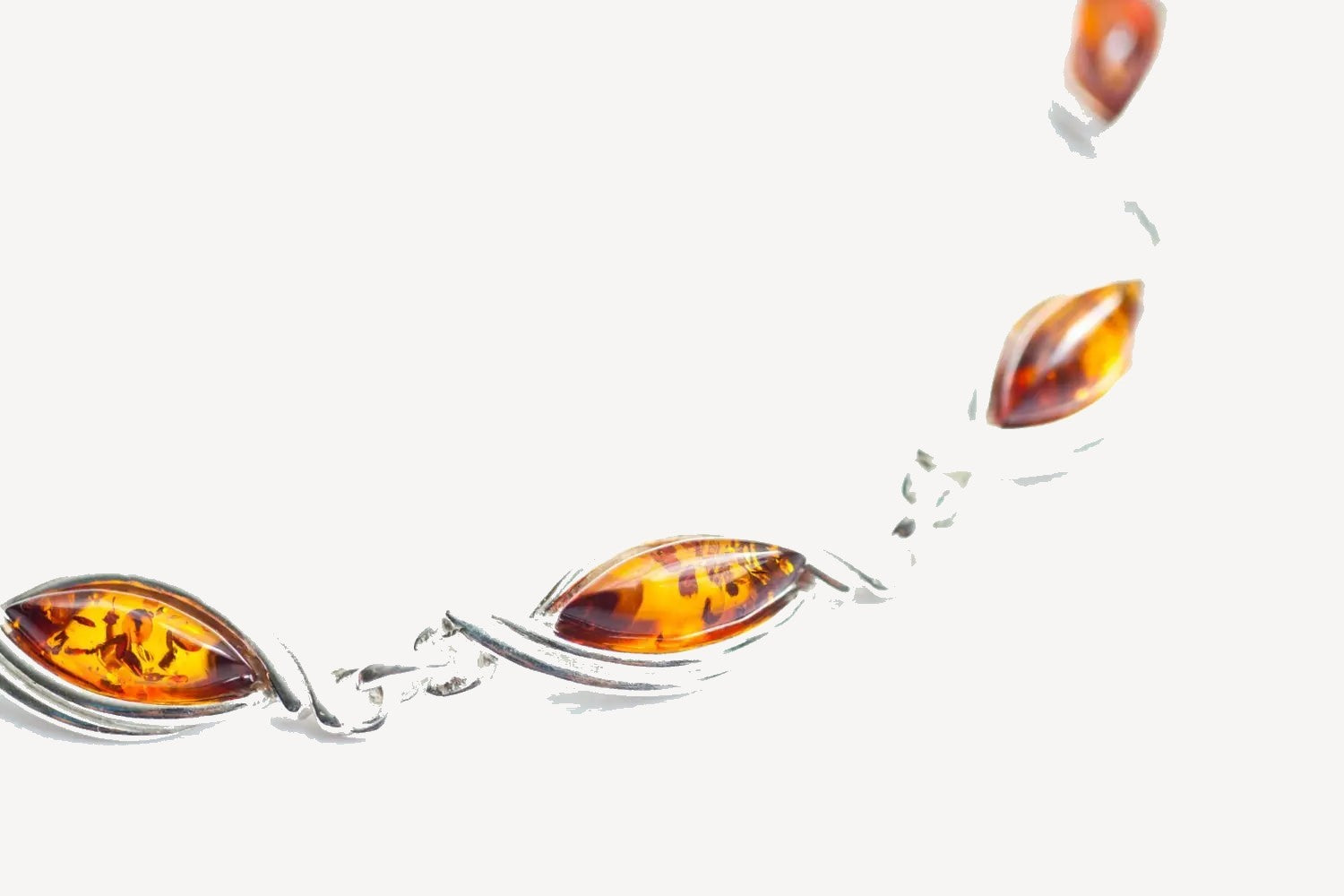 Baltic Beauty Bracelets Baltic Amber Link Bracelet