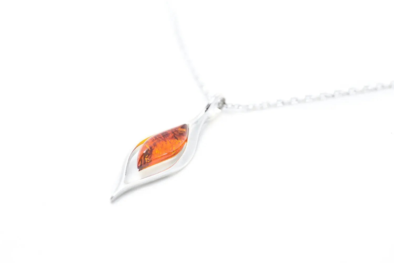 Baltic Beauty Pendant Small Droplet Amber Pendant